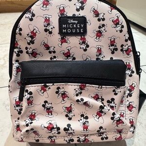 Disney Mickey Mouse Kids Backpack - Cream and Black